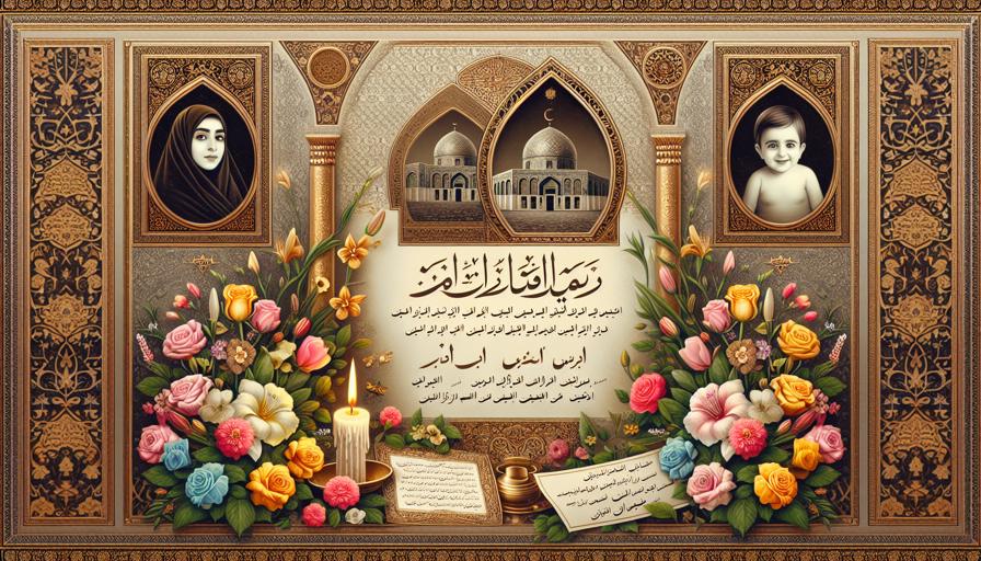 چرا اعلامیه ترحیم باید خوانا و بدون شلوغی باشد