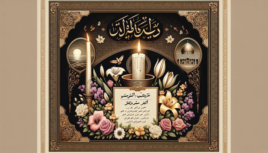 ثبت آگهی ترحیم برای مراسم سوگواری در ماه محرم