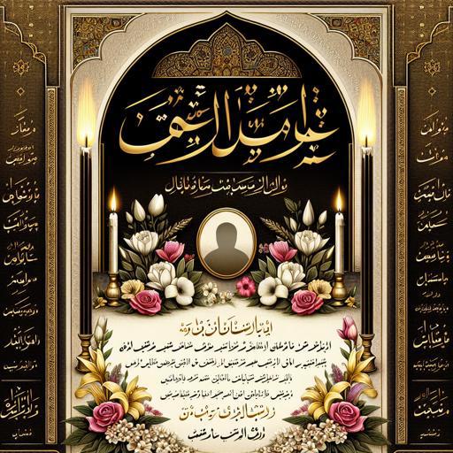 چگونه در خانه و بدون کامپیوتر اعلامیه ترحیم بسازیم