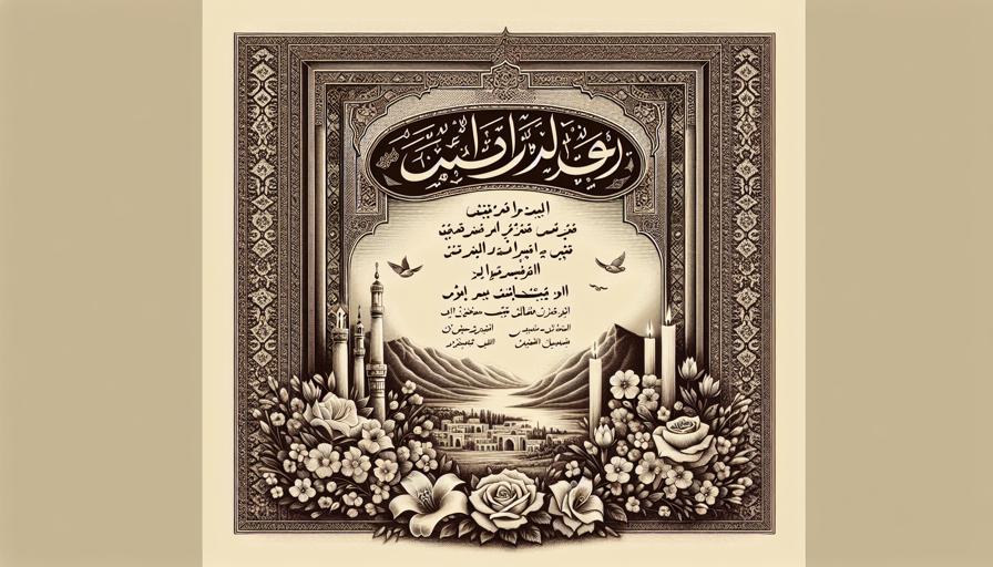 اعلامیه ترحیم هماهنگ با فرهنگ و عرف اجتماعی