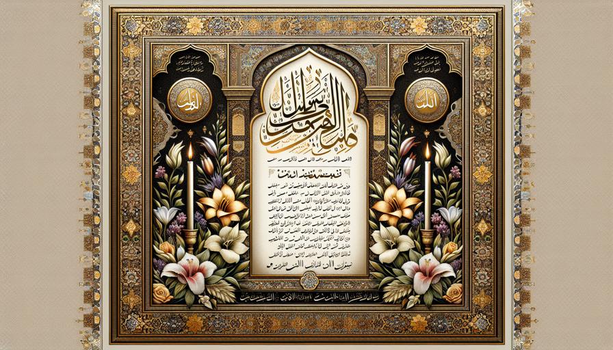 نمونه متن اعلامیه ترحیم برای دایی؛ رسمی و مودبانه