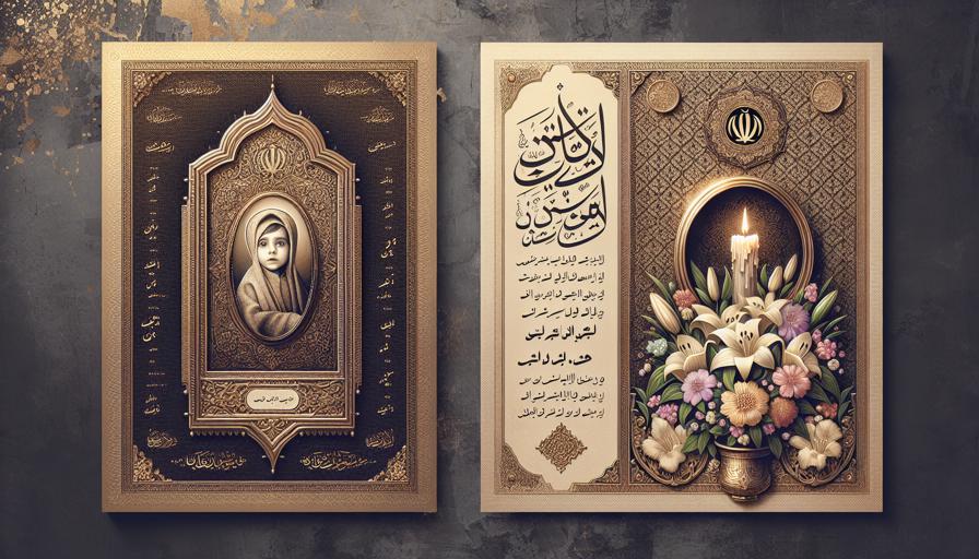 اعلامیه ترحیم برای پدرزن؛ متن رسمی برای چاپ