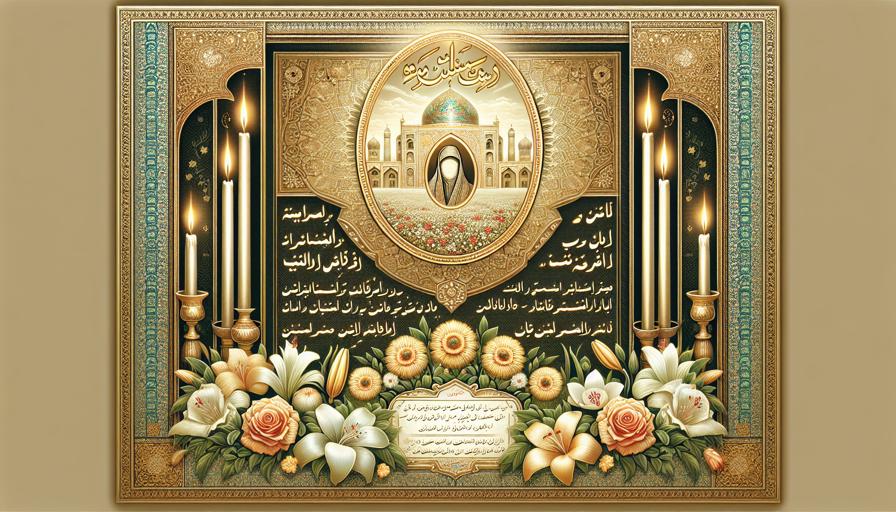 نمونه‌های محبوب اعلامیه ترحیم افقی و عمودی