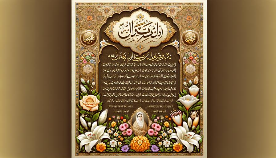 شعرهای معروف و جملات تسلیت برای استفاده در اعلامیه ترحیم