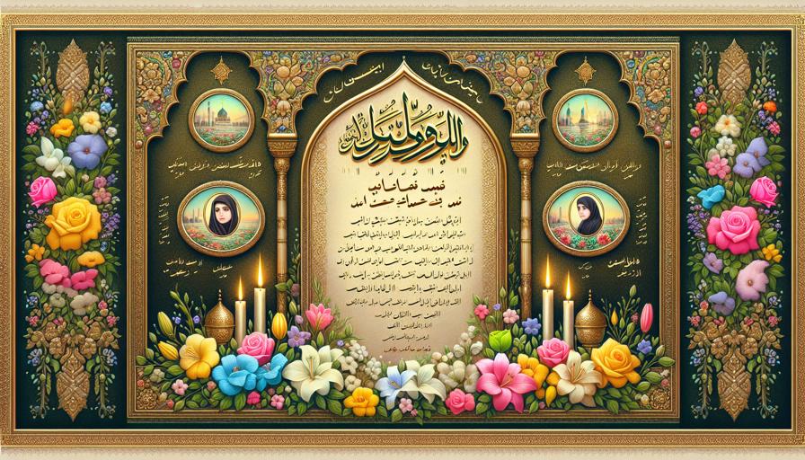 اهمیت فونت تیتر در اولین نگاه به اعلامیه ترحیم